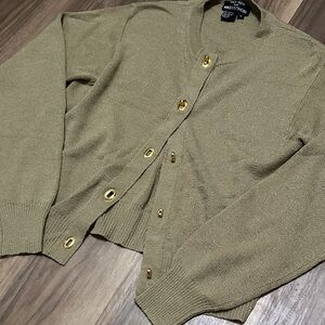 Gold Button Cardigan